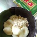 のりこったん's cooksnap of when they made レンジで茹でる☆もちもち豆腐白玉だんご.
