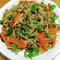 55才のおじさん's cooksnap of when they made 豚肉とピーマンの塩昆布炒め.