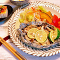 gomapon's cooksnap of when they made 豚しゃぶ肉ときのこのホイル焼き♪すだちで.