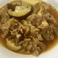 半熟王子's cooksnap of when they made めんつゆが決め手！ご飯のおかずに肉豆腐！.