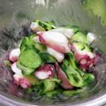 マダムカフェ♡'s cooksnap of when they made たこときゅうりの辛子酢みそ和え.