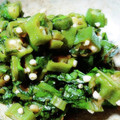 あおいりん's cooksnap of when they made オクラと青シソの麺つゆ和え.