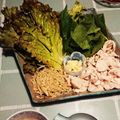 神風＊'s cooksnap of when they made 簡単韓国焼き肉フライパンでサムギョプサル.