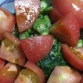 ちゃぎー's cooksnap of when they made モロヘイヤとトマトぽん酢和え.