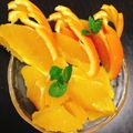 Rika☆Rin's cooksnap of when they made オレンジの飾り切り、切り方.