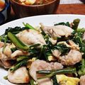 kaede314's cooksnap of when they made ☼超簡単♪空芯菜と鶏もも肉の中華炒め.