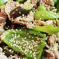 monjimari's cooksnap of when they made 大絶賛の茄子ピー味噌炒め.