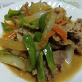 レオミウ's cooksnap of when they made 豚の肩肉の切り落としを美味しく！.