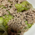 no1642's cooksnap of when they made 和風あん(濃)でレタスのひき肉あんかけ.