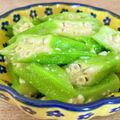 ばぢこ's cooksnap of when they made 簡単一品★オクラのわさび塩麹あえ.