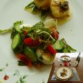 melmarilyn's cooksnap of when they made トマト＆胡瓜＆卵＆青じそ◇ポン酢あえ.