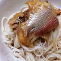 しまんちゅ44's cooksnap of when they made 鯛そうめん 〜鯛アラで〜.