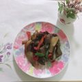 Laufen's cooksnap of when they made 牛肉と夏野菜の炒め物.