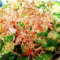 こずっぺ's cooksnap of when they made レンジで簡単！オクラのおかかあえ.