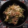 ☆hikonyan☆'s cooksnap of when they made 簡単おつまみ❗長ネギとハムの醤ラー油和え.