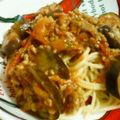 say26's cooksnap of when they made ☆なすと挽肉のスパゲッティ☆.