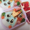 にゃちょい's cooksnap of when they made 運動会☆キャラ弁☆スティッチ.