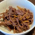 Ｒ３２ＧＴＲ's cooksnap of when they made おむすびの具「牛肉しぐれ煮風」.