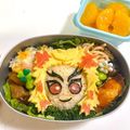 ♡アリスmama♡'s cooksnap of when they made 鬼滅の刃★煉獄杏寿郎★キャラクター弁当.