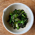 Asaras's cooksnap of when they made ほうれん草のわかめ忍ばす旨味和え✿.