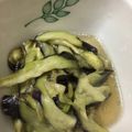 hina＆coMAM's cooksnap of when they made 茄子の揚げ浸し風（レンジで）.
