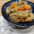 Bubinga's cooksnap of when they made 蓮根のきんぴら風煮物.