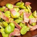 どなこ＊'s cooksnap of when they made そら豆とベ−コンのにんにく炒め.