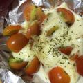 やーしー's cooksnap of when they made トマトとチーズのホイル焼き.