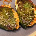 すーころん's cooksnap of when they made ヘルシー♪大豆と鶏挽肉の大葉はさみ焼き.