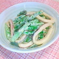 つつくみ's cooksnap of when they made ＊いかとアスパラのマヨ醤油✿和え＊.