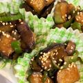 Halcandy51's cooksnap of when they made 茄子とピーマンのピリ辛炒め.