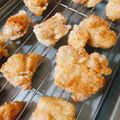 まーく71's cooksnap of when they made 鶏もも肉のサクサク唐揚げ.