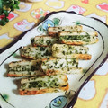 虹色♪︎ちゅーりっぷ's cooksnap of when they made 材料３つ簡単！焼きちくわの青のり風味.