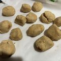 ユカtoマオマオ's cooksnap of when they made レンジで簡単~きな粉クッキー.