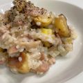 Satoruん's cooksnap of when they made 秋満開♪『栗と地鶏のリゾット★』.
