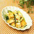 なつき☆ミ's cooksnap of when they made 【お弁当に！】小松菜と厚揚げの生姜炒め.
