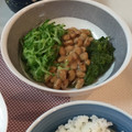 しーてっぷ's cooksnap of when they made ＊めかぶ　納豆　きゅうりの和え物＊.