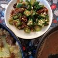☆hikonyan☆'s cooksnap of when they made レンジで簡単！オクラのおかかあえ.