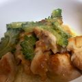 xoerikoxo's cooksnap of when they made ほめられレシピ♪チキンとゴーヤのチーズ焼.