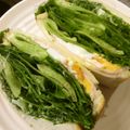 ベティ３'s cooksnap of when they made 簡単！レタス半玉使うレタスサンド.