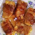 ちーずぴざ's cooksnap of when they made ふわふわ白はんぺんの豚肉巻き★お弁当にも.