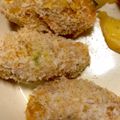 けーこころん's cooksnap of when they made 幼児食 離乳食 揚げないかぼちゃコロッケ.