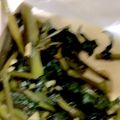 けーこころん's cooksnap of when they made 茎も旨うま♪空心菜のにんにく炒め.
