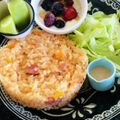 Karint♬'s cooksnap of when they made 簡単美味ランチ☆炊飯器ケチャップライス.