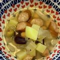 クロクロクローバー's cooksnap of when they made コロコロ野菜とウィンナのスープ.