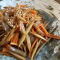 Takane1211's cooksnap of when they made こんにゃくでかさ増しきんぴらごぼう.