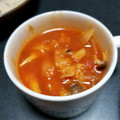 鯨家まり☆'s cooksnap of when they made 簡単＆癒やし味♪白菜の和風トマトスープ.