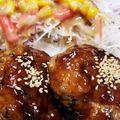 あさどーる's cooksnap of when they made 【簡単おかず】照り焼き鶏つくね.