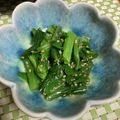まゆpiyo's cooksnap of when they made 旨い(*^^*)ツルムラサキのナムル♬.
