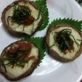 kumi4852's cooksnap of when they made レンジで簡単☆しいたけの大葉味噌チーズ.